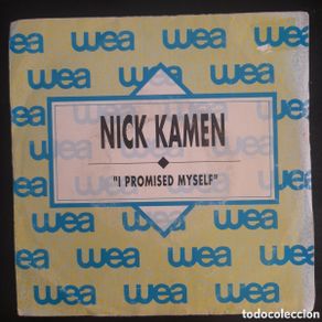 Dischi in vinile: Nick Kamen – I Promised Myself. 1990, España. Vinilo, 7”, 45 RPM, Single, Promo